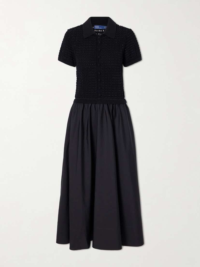 Polo Ralph Lauren Crocheted Cotton-poplin Maxi Dress | Thumbnail 5