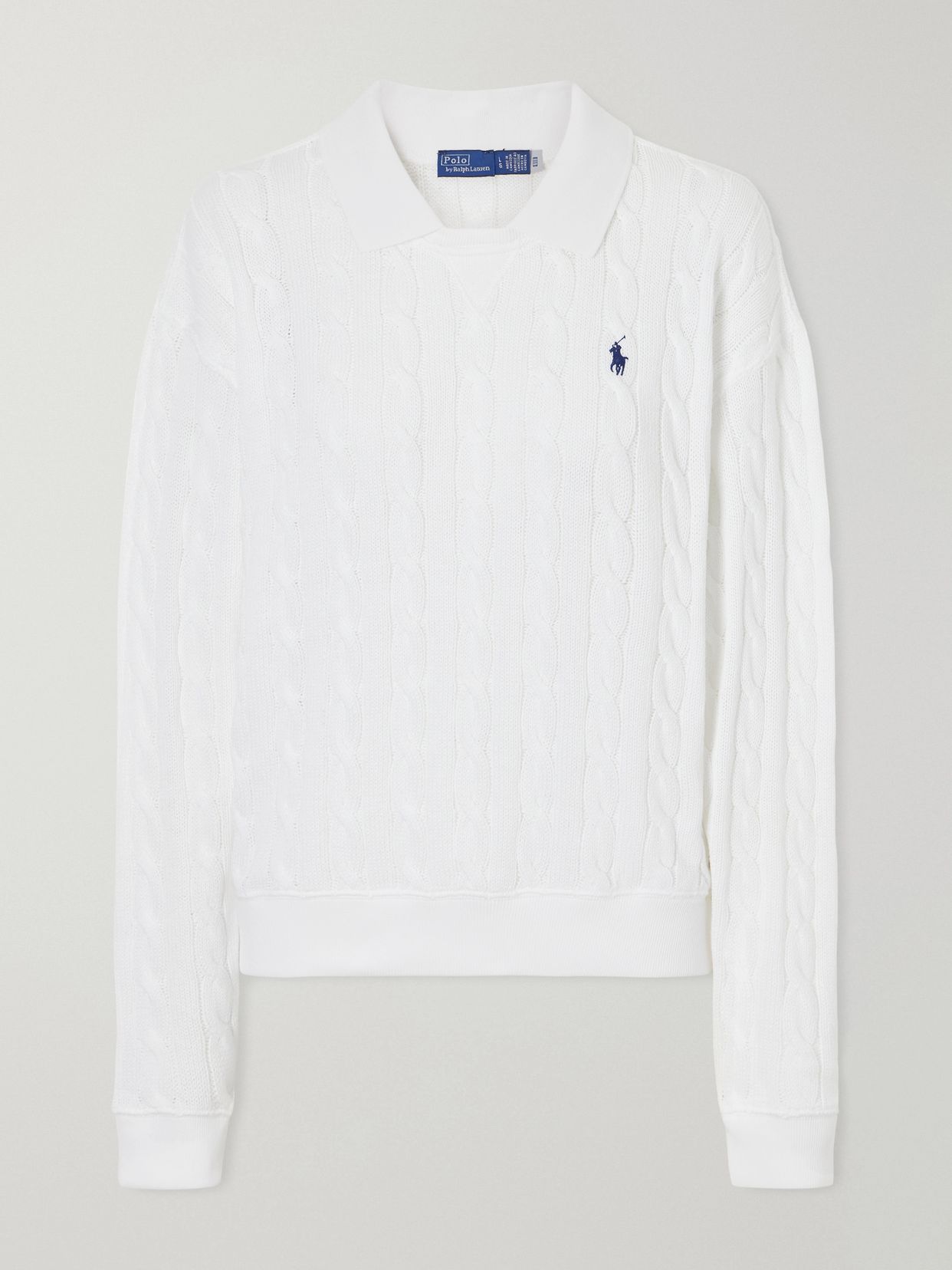Cotton Cable Knit Sweater