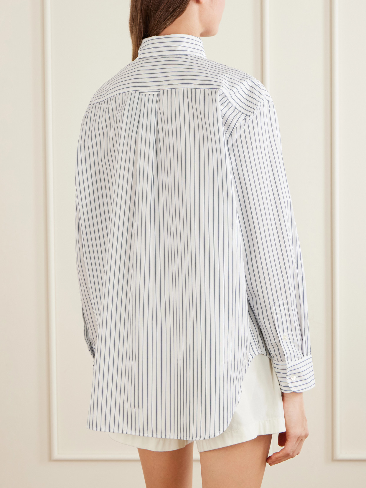 Polo Ralph Lauren - + Wimbledon Embroidered Striped Cotton-Poplin Shirt
