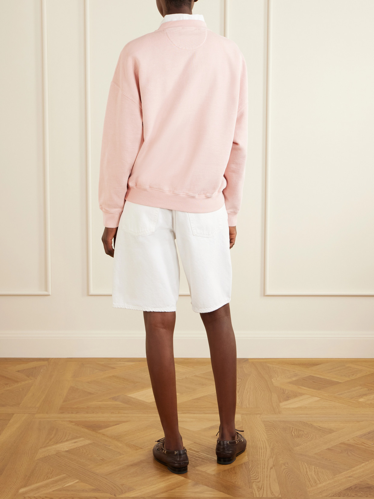 Polo Ralph Lauren - + Wimbledon Logo-Printed Cotton-Blend Jersey Sweatshirt