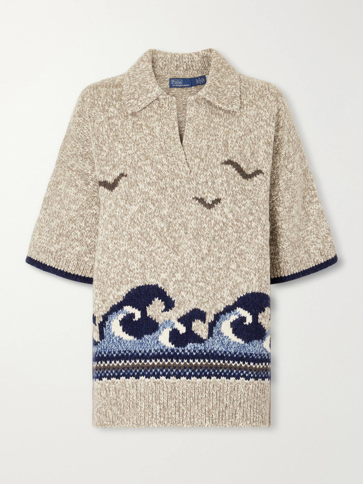 Polo Ralph Lauren - Intarsia-Knit Cotton And Wool-Blend Sweater