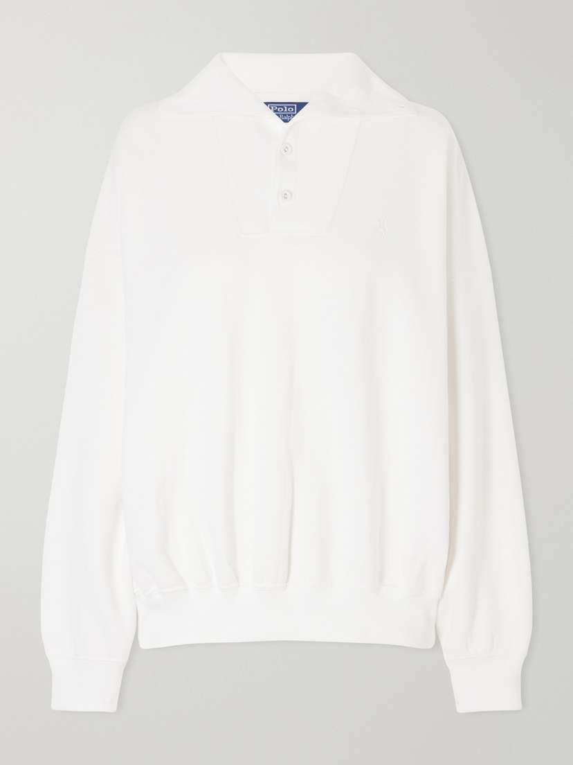 Polo Ralph Lauren + Wimbledon Logo-embroidered Cotton-blend Sweatshirt | Thumbnail 6 Polo Ralph Lauren + Wimbledon Logo-embroidered Cotton-blend Sweatshirt | Thumbnail 6