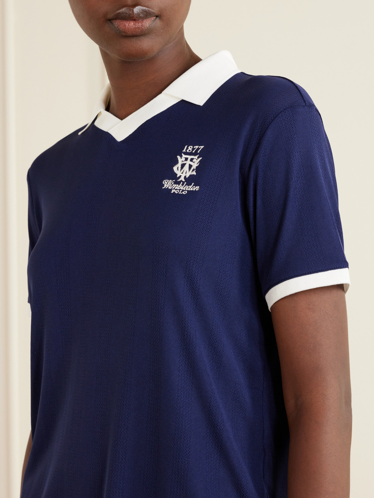 Ralph Lauren - + Wimbledon Logo-Embroidered Knit Polo Shirt Polo