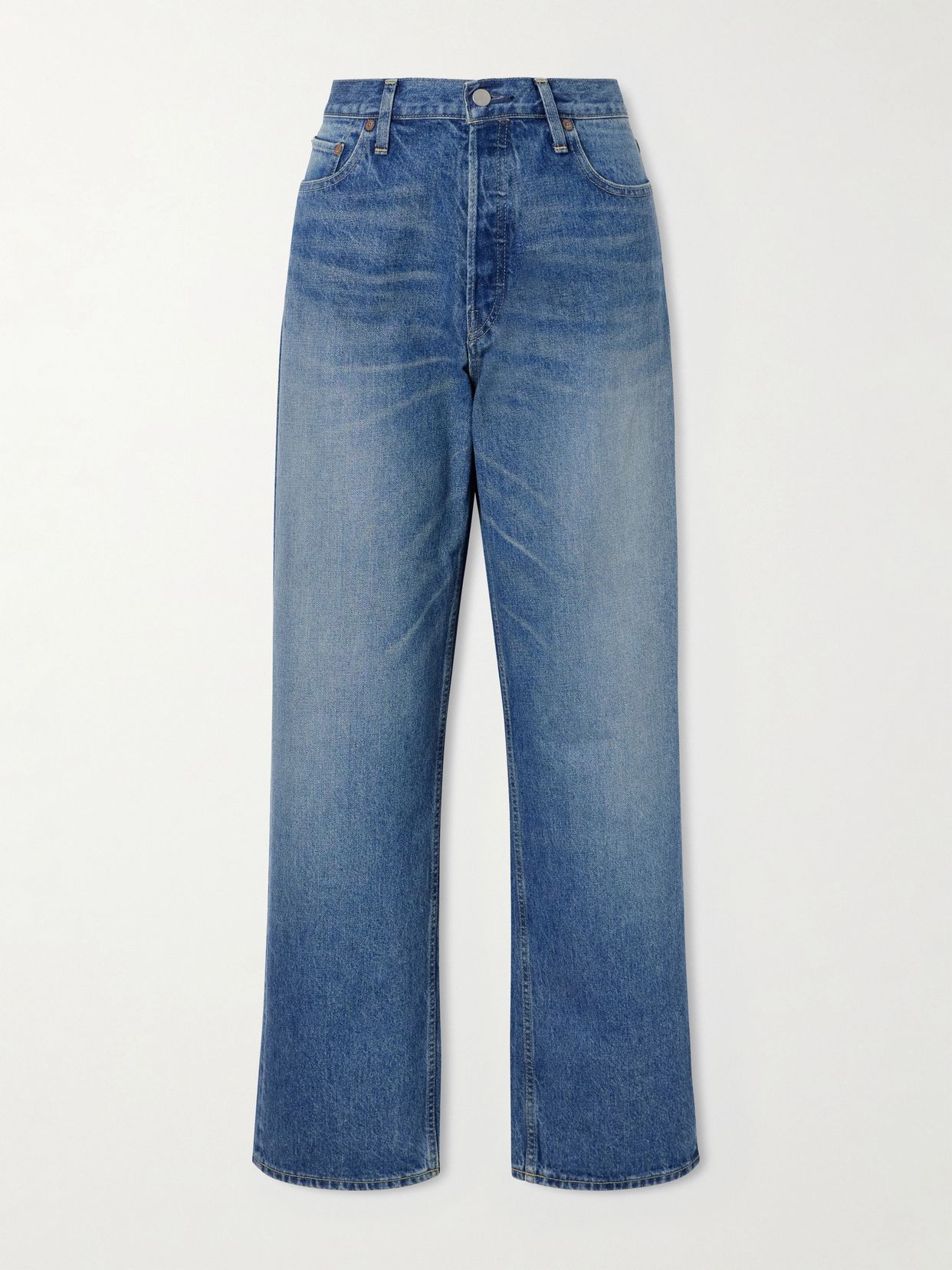 High-rise wide-leg jeans