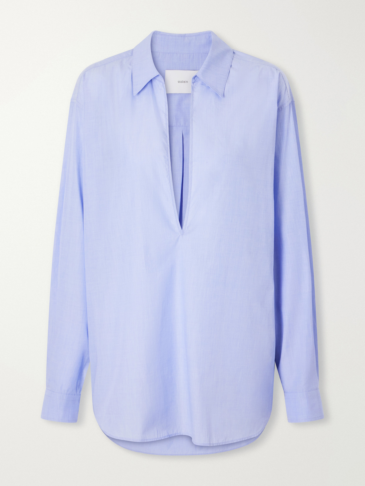 Ssstein Skipper Cotton Shirt In Blue