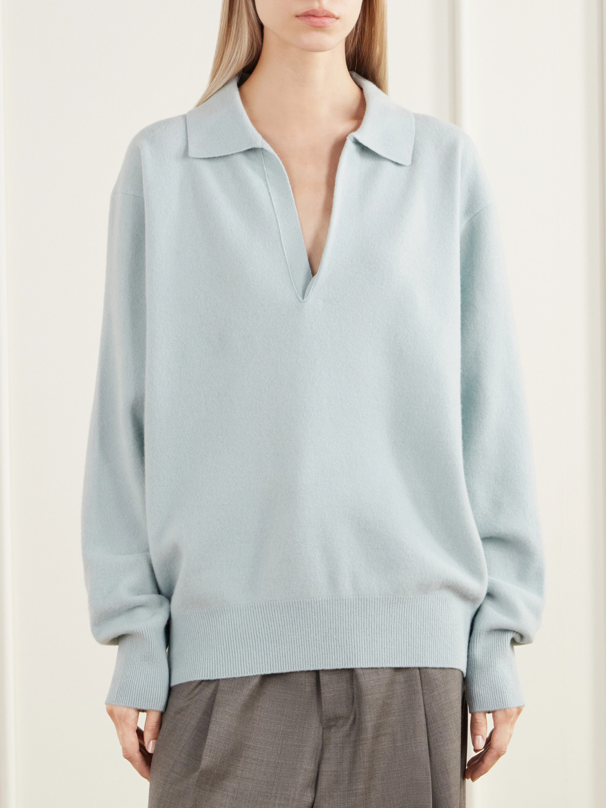 Skipper Wool Polo Sweater