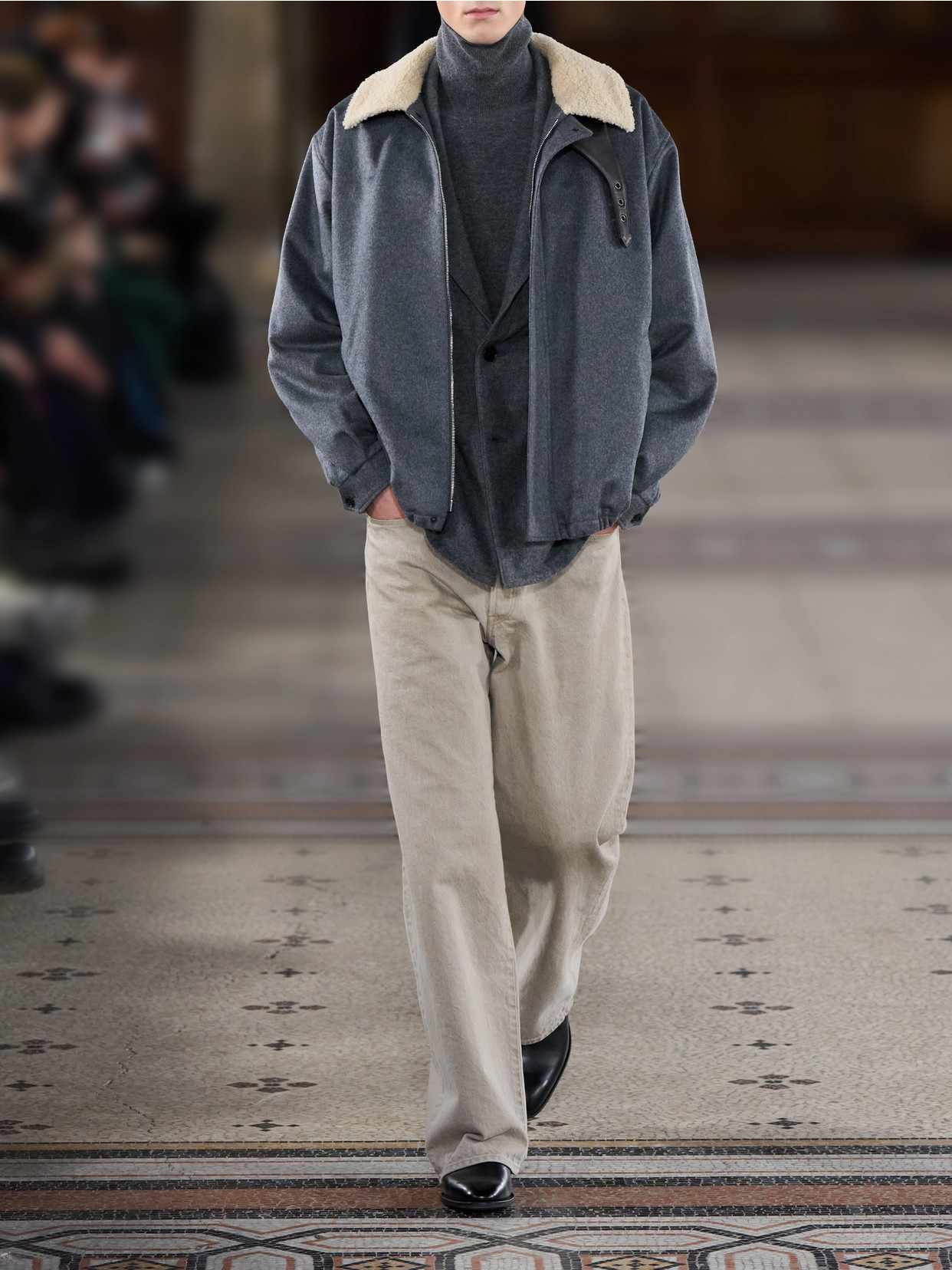 Mid-Rise Wide- Leg
