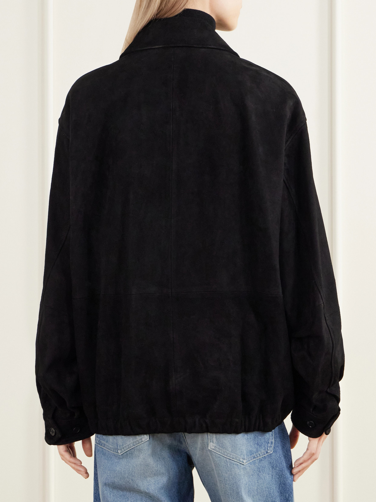 Paneled Gathered Jacket