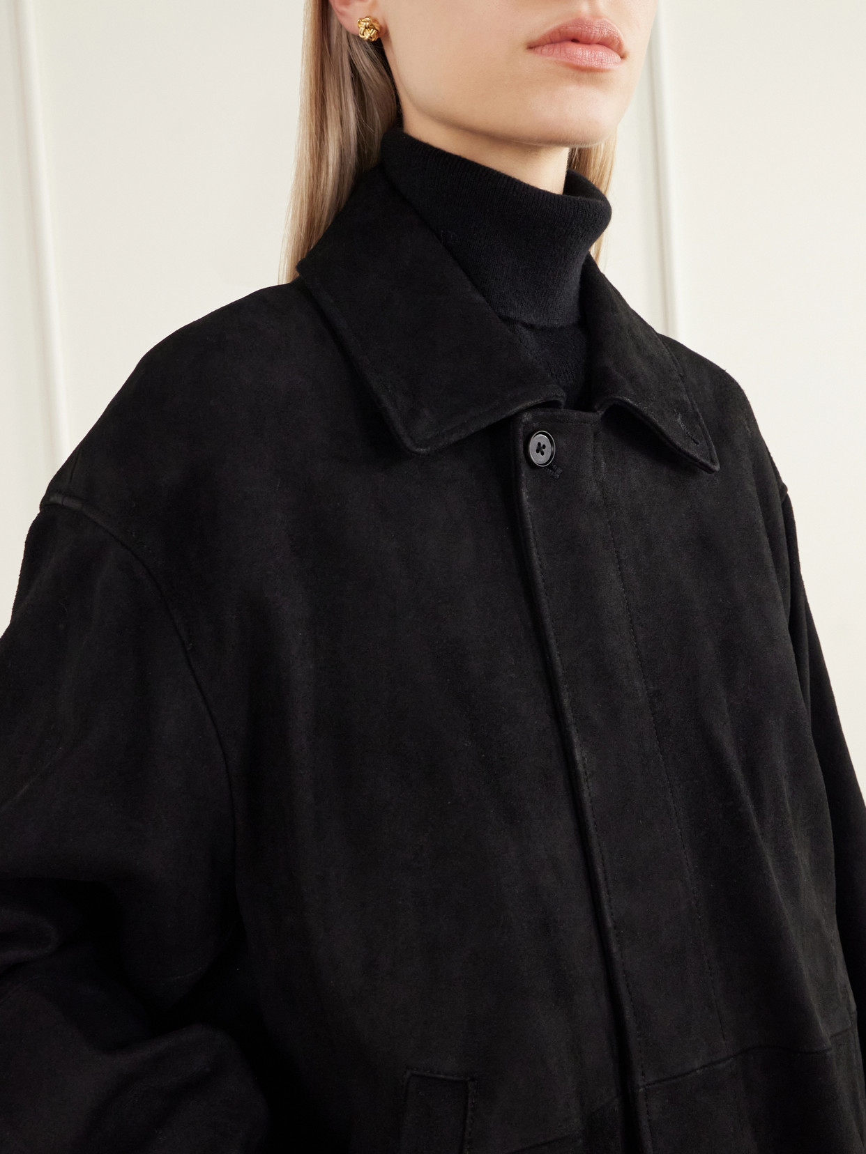 Paneled Gathered Jacket