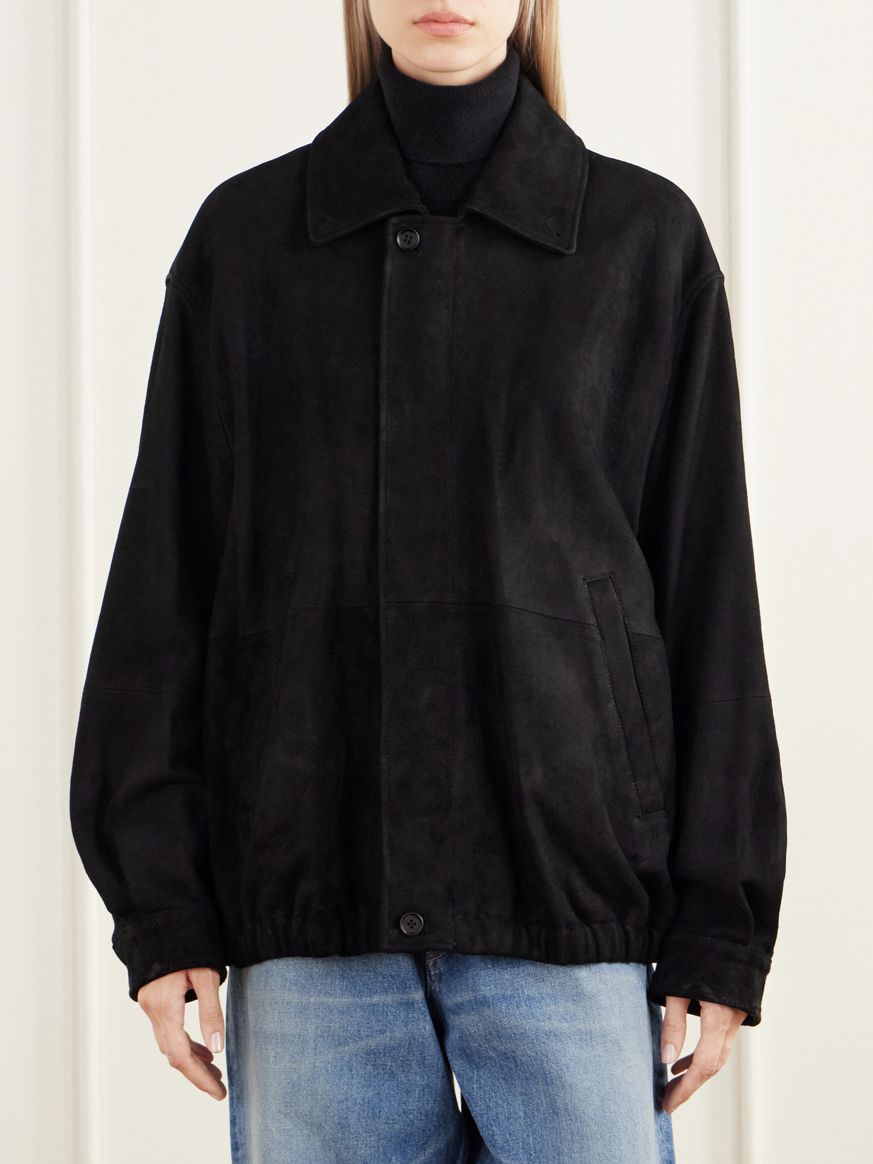 Paneled Gathered Jacket