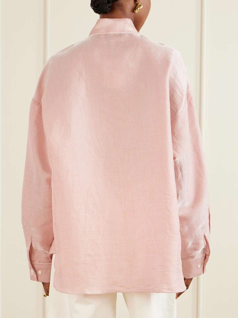 TWP Something Borrowed Striped Cotton-organza Shirt | Thumbnail 4 TWP Something Borrowed Striped Cotton-organza Shirt | Thumbnail 4