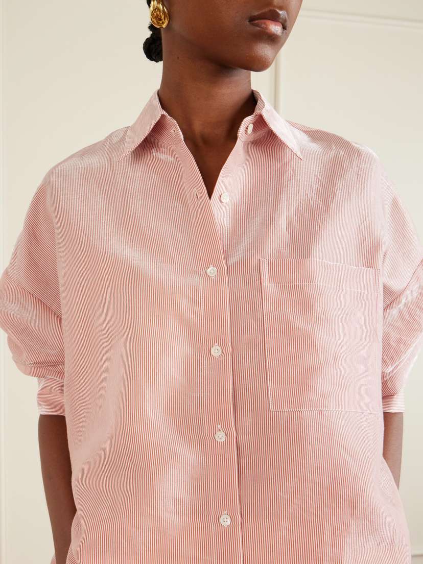 TWP Something Borrowed Striped Cotton-organza Shirt | Thumbnail 5 TWP Something Borrowed Striped Cotton-organza Shirt | Thumbnail 5