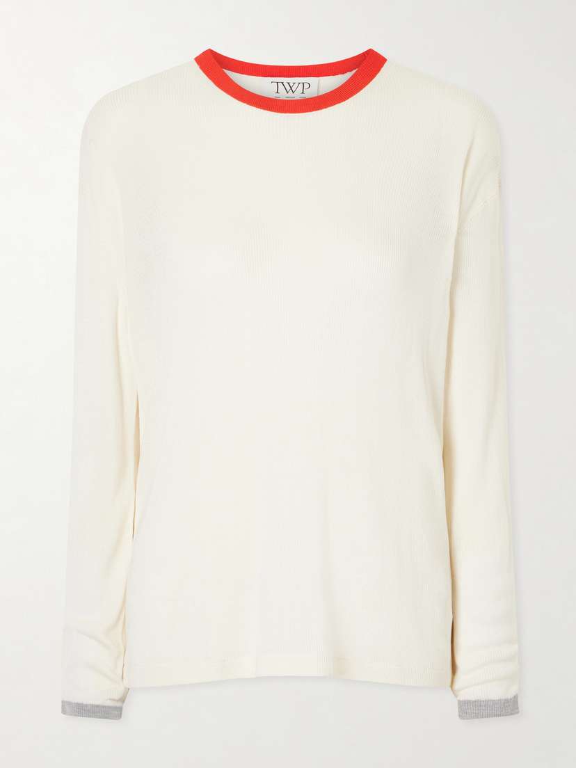 TWP Ribbed Jersey T-shirt | Thumbnail 5 TWP Ribbed Jersey T-shirt | Thumbnail 5