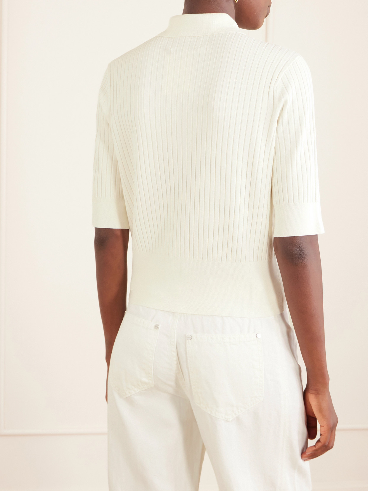 Ribbed Jersey Shirt