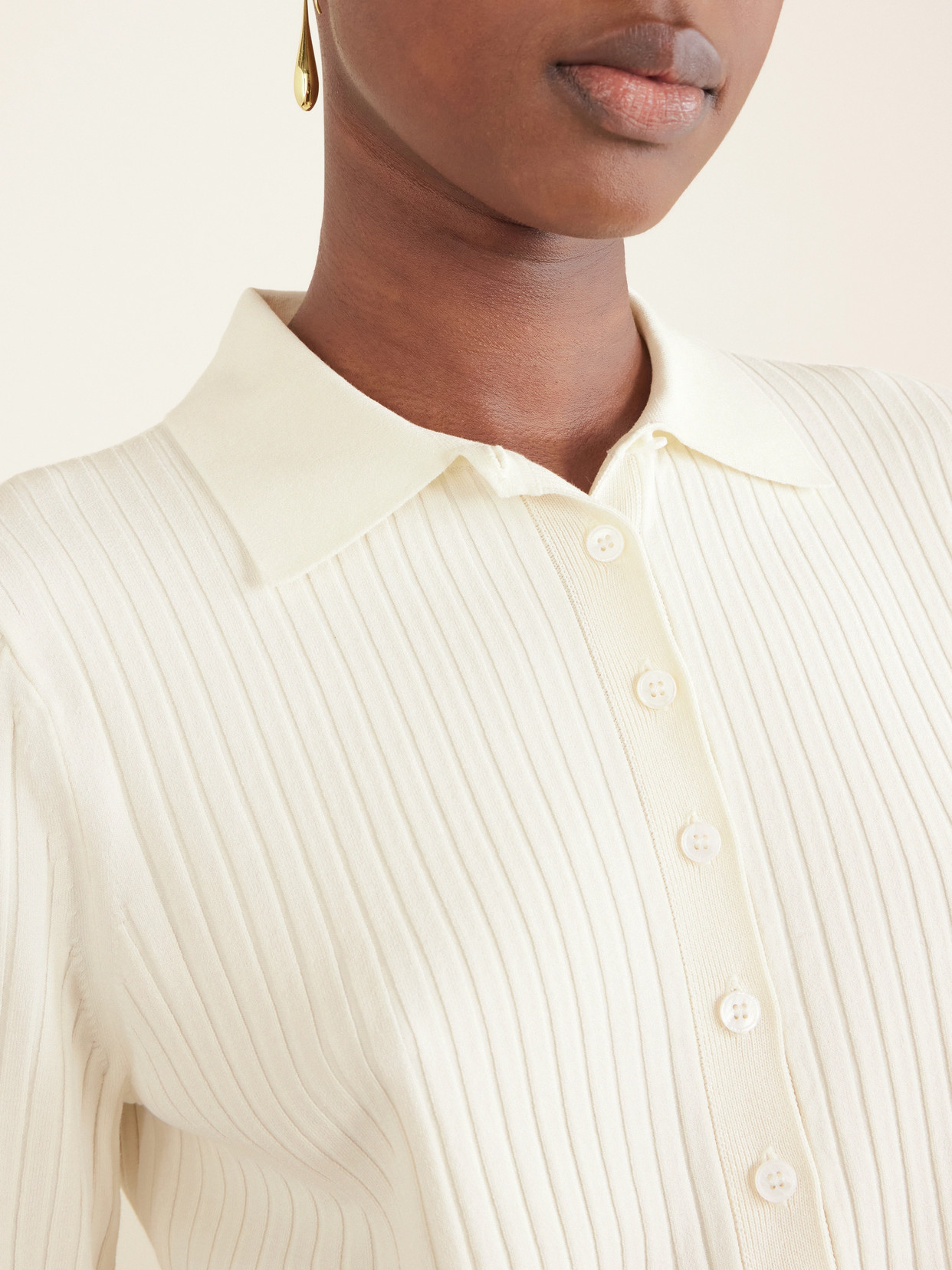 Ribbed Jersey Shirt