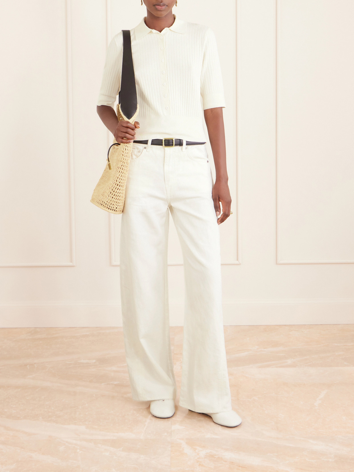 Ribbed Jersey Shirt