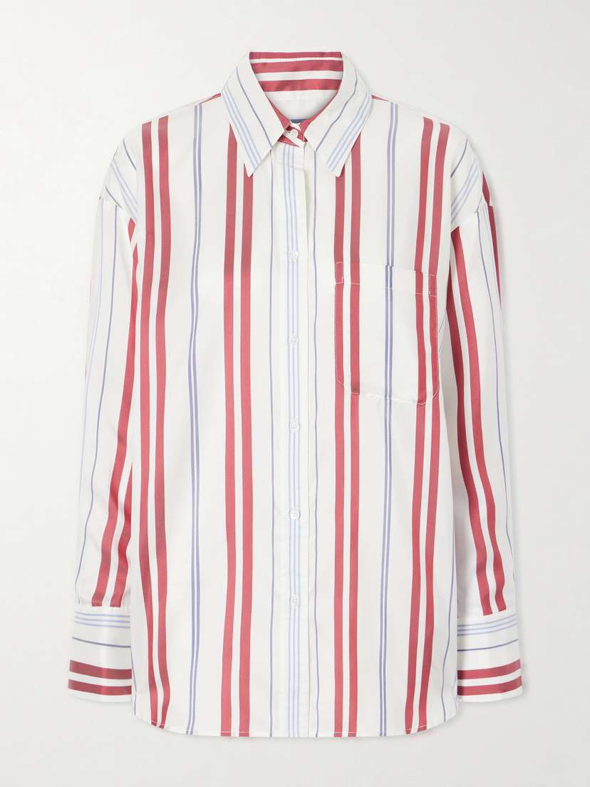 TWP Big Joe Striped Silk Shirt | Thumbnail 6 TWP Big Joe Striped Silk Shirt | Thumbnail 6