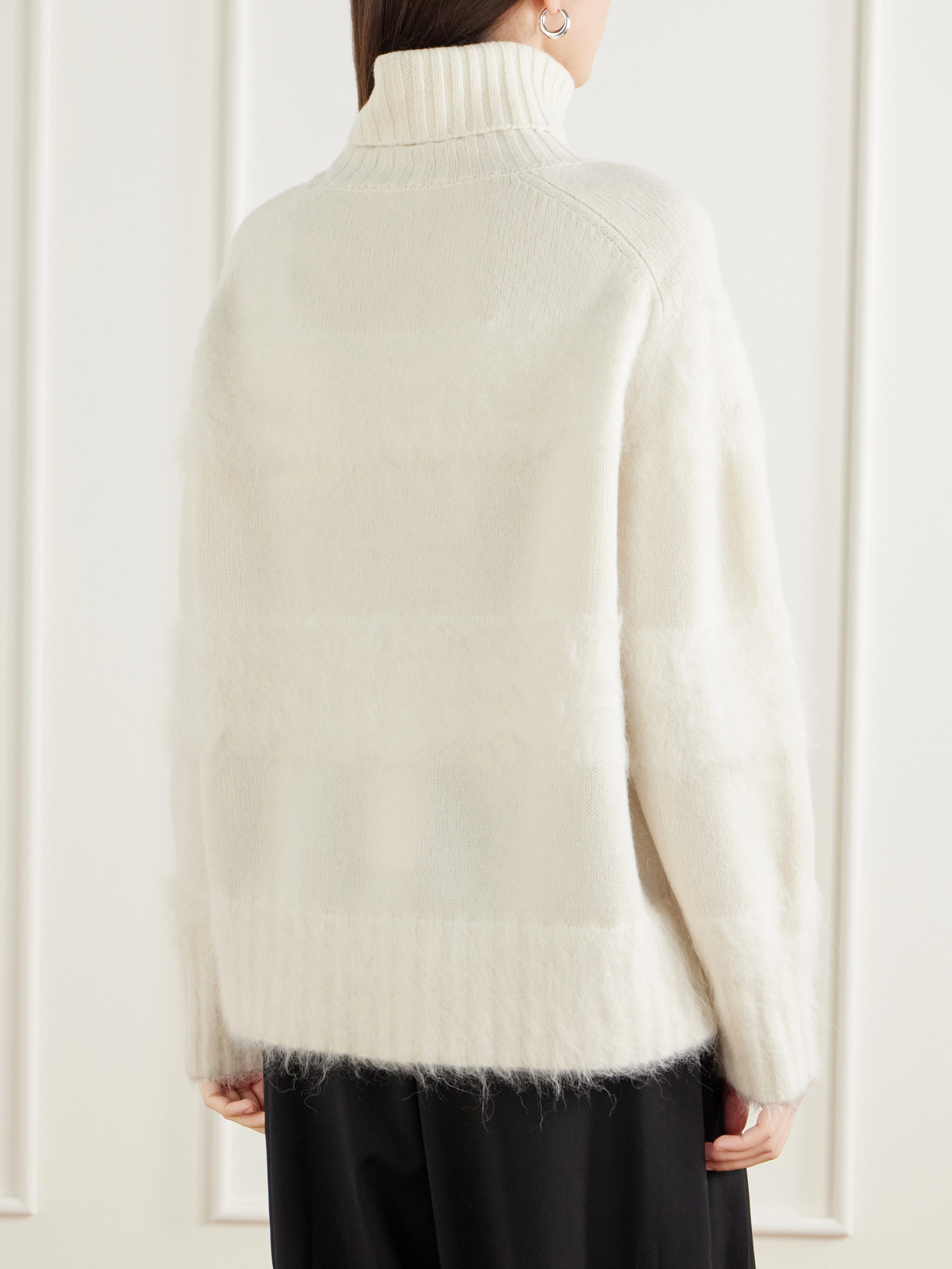 Mila Brushed Knitted Turtleneck Sweater