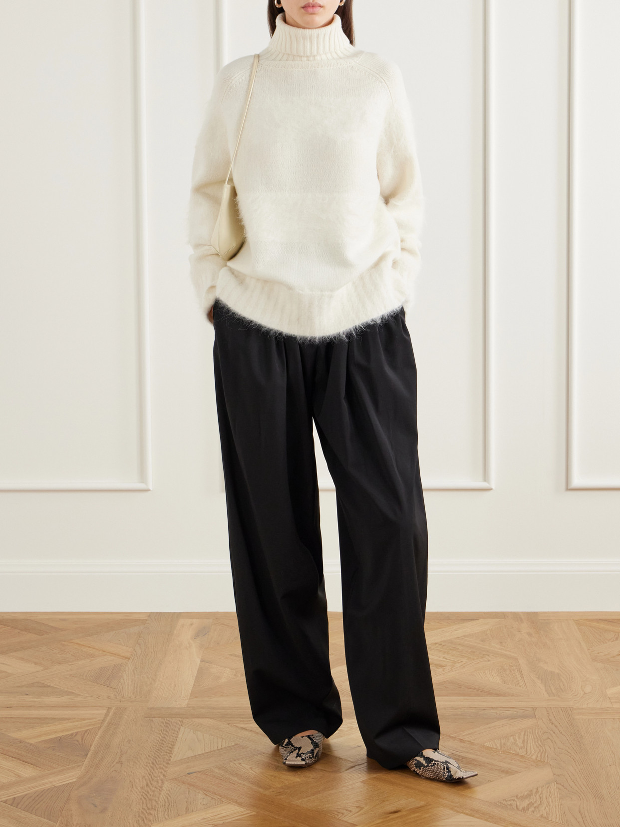 Mila Brushed Knitted Turtleneck Sweater