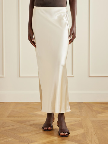 JOSEPH Isaak silk-satin maxi-skirt