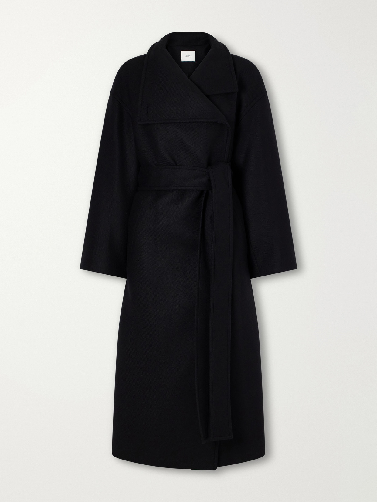 Fiore Belted Virgin Wool-Blend Coat