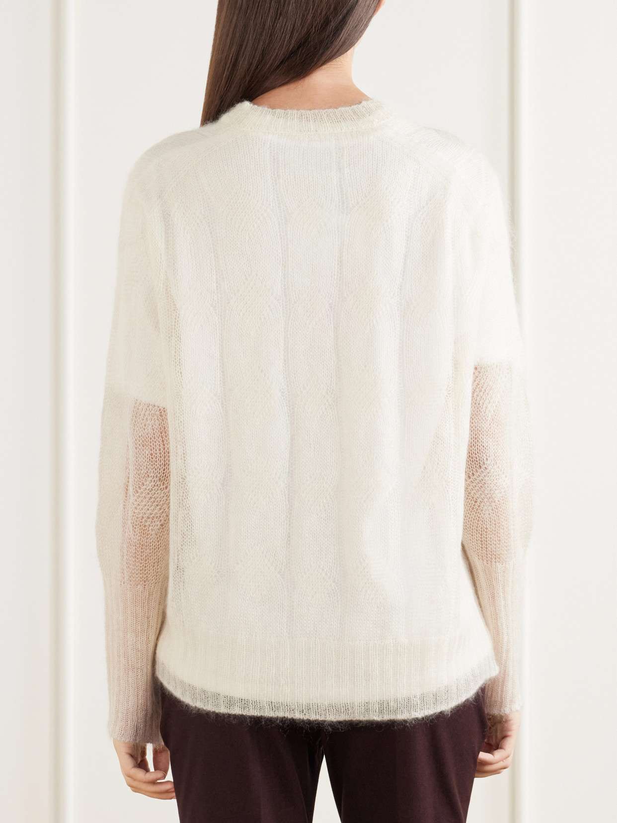 Delfina Mohair And Silk-Blend Sweater