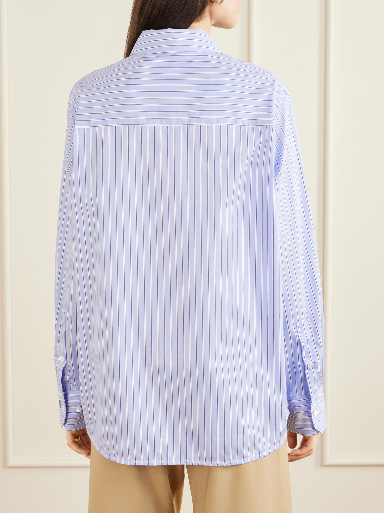 Essie Striped Cotton-Poplin Shirt