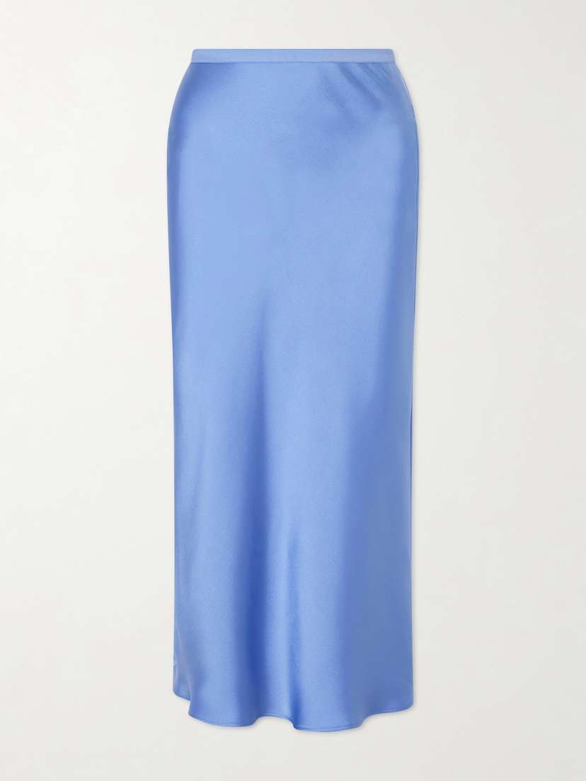 Anine Bing Bar Silk-charmeuse Maxi Skirt