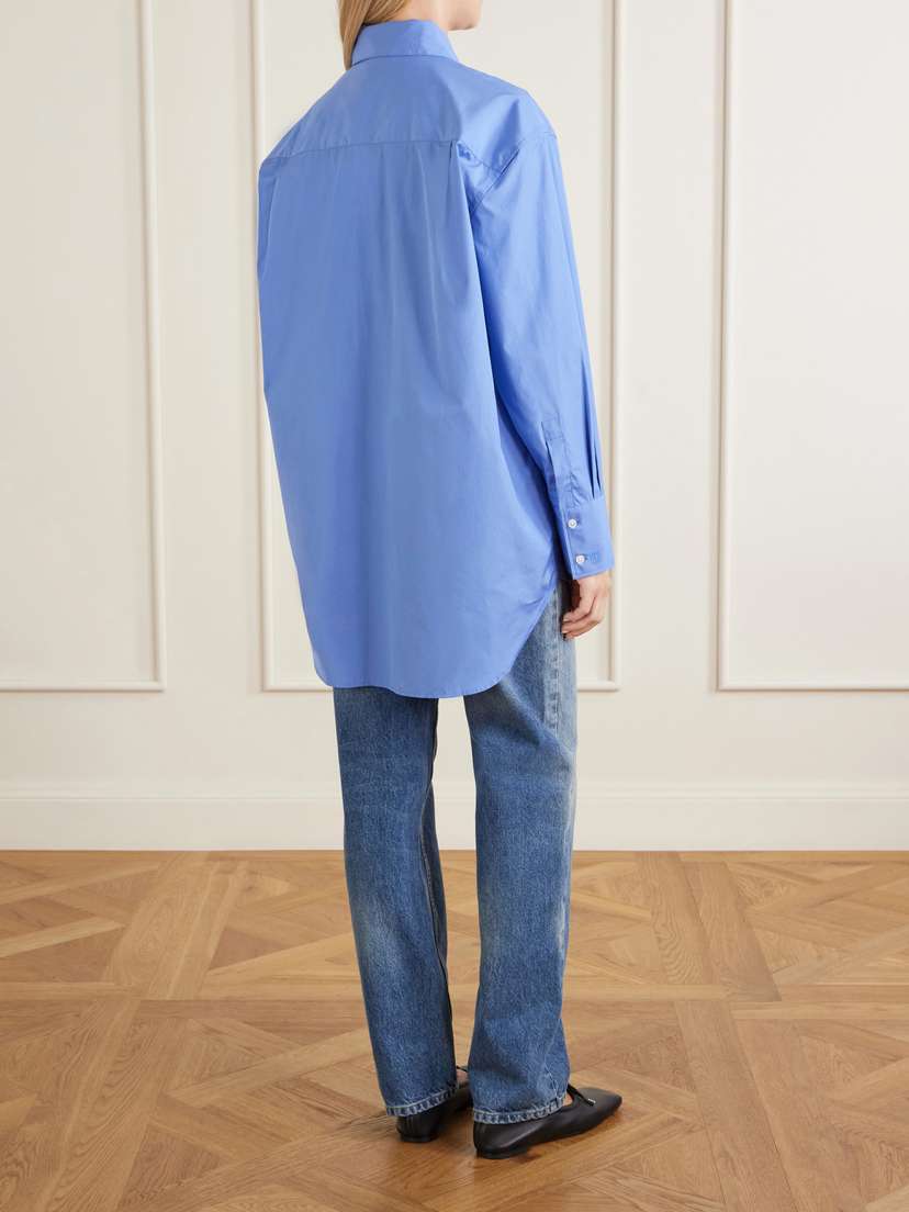 Anine Bing Plaza Cotton-poplin Shirt | Thumbnail 4 Anine Bing Plaza Cotton-poplin Shirt | Thumbnail 4