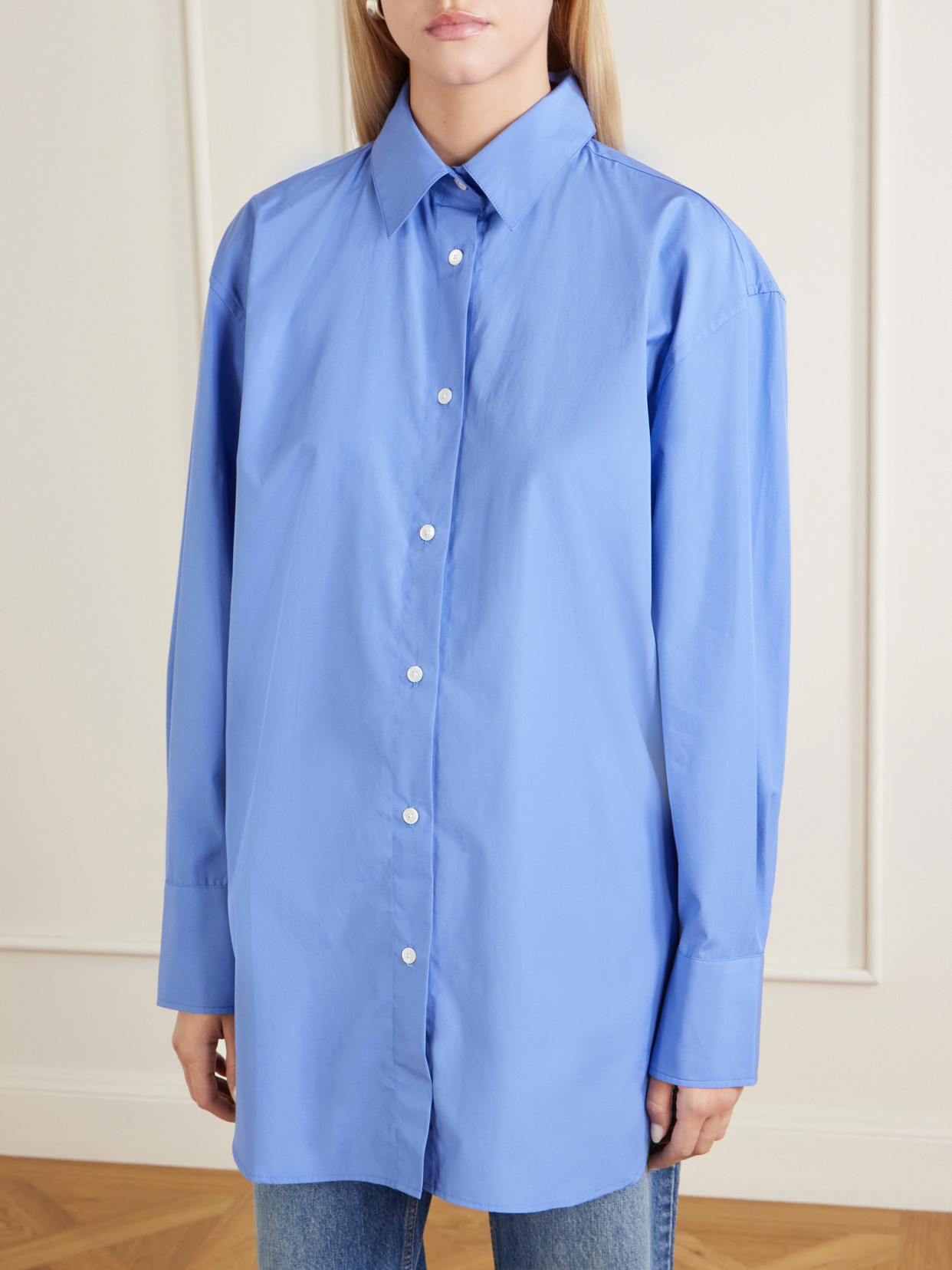Plaza Cotton-Poplin Shirt