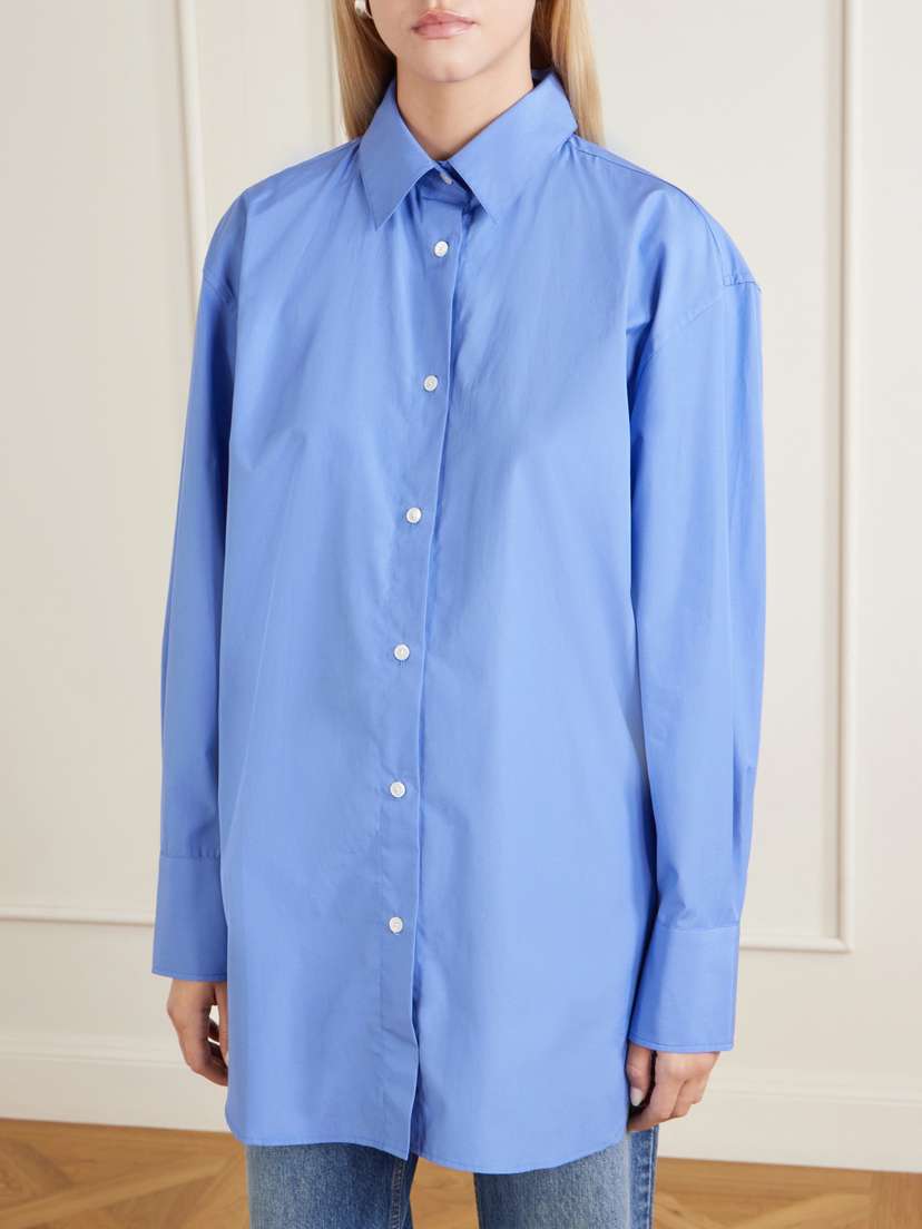 Anine Bing Plaza Cotton-poplin Shirt | Thumbnail 3 Anine Bing Plaza Cotton-poplin Shirt | Thumbnail 3