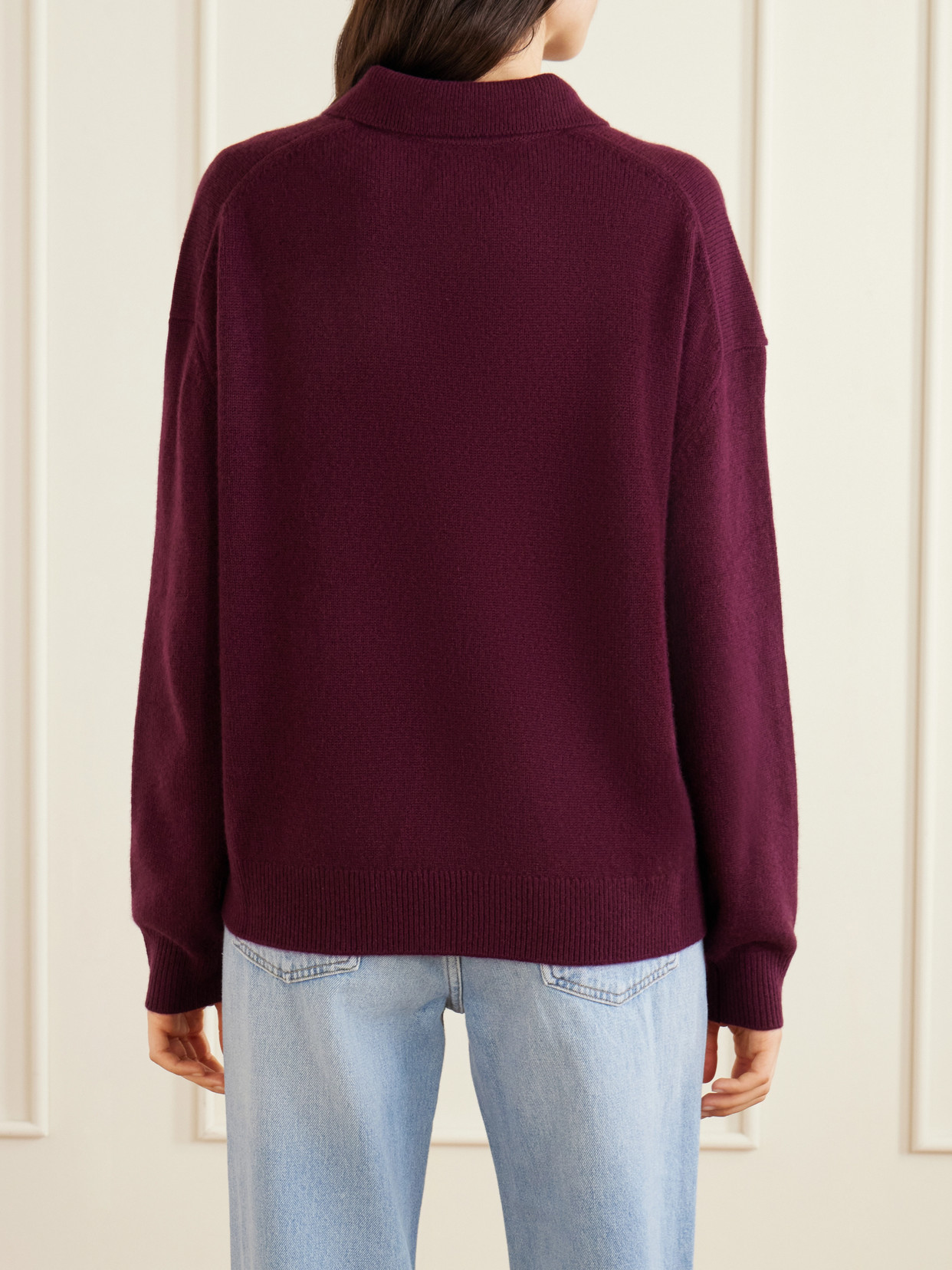 Cashmere Polo Sweater