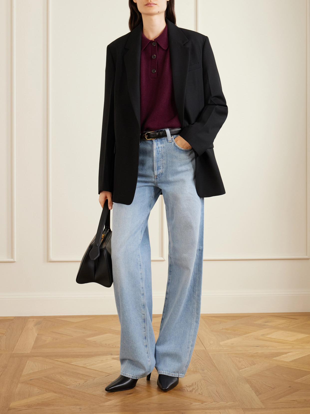 Cashmere Polo Sweater