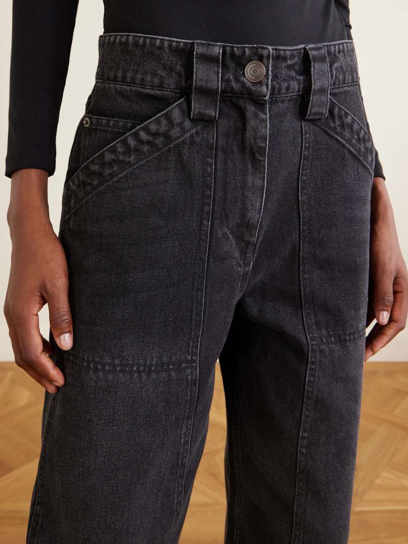 Co Paneled High-rise Wide-leg Balloon Jeans | Thumbnail 5