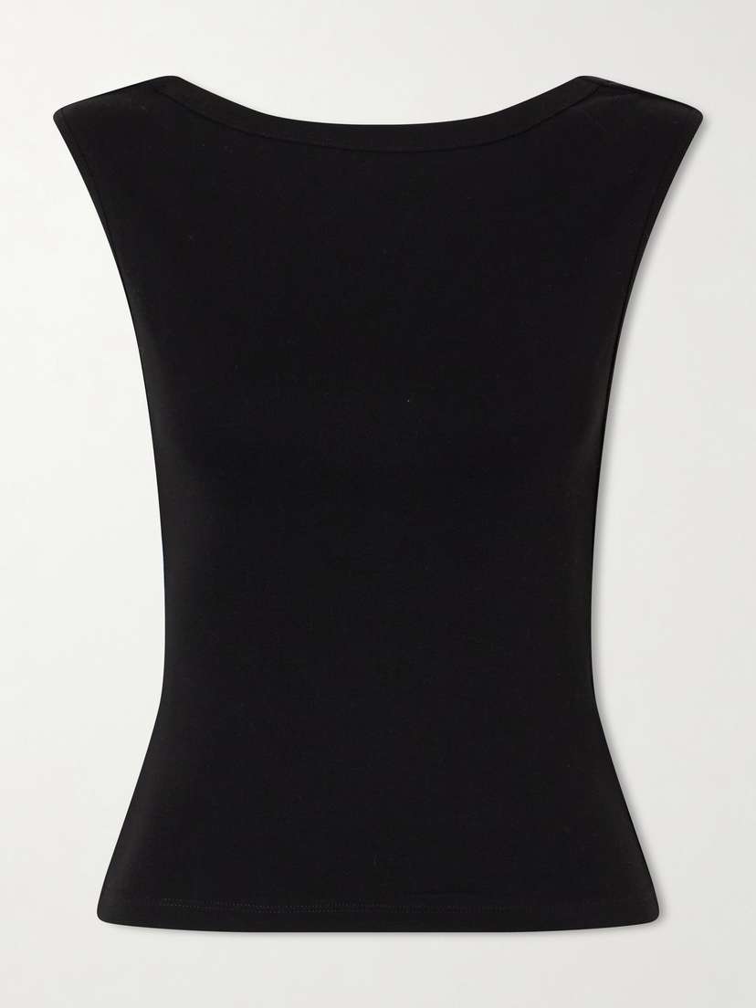 St. Agni Ballerina Organic Cotton-jersey Top
