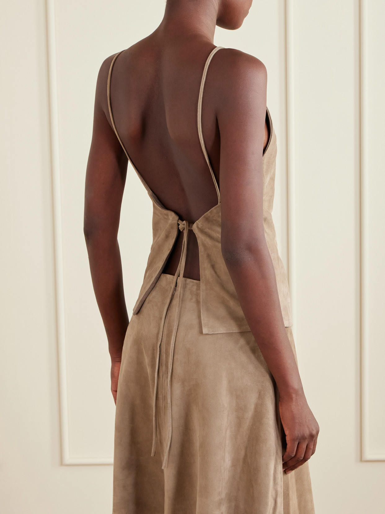 Tie-Detailed Top