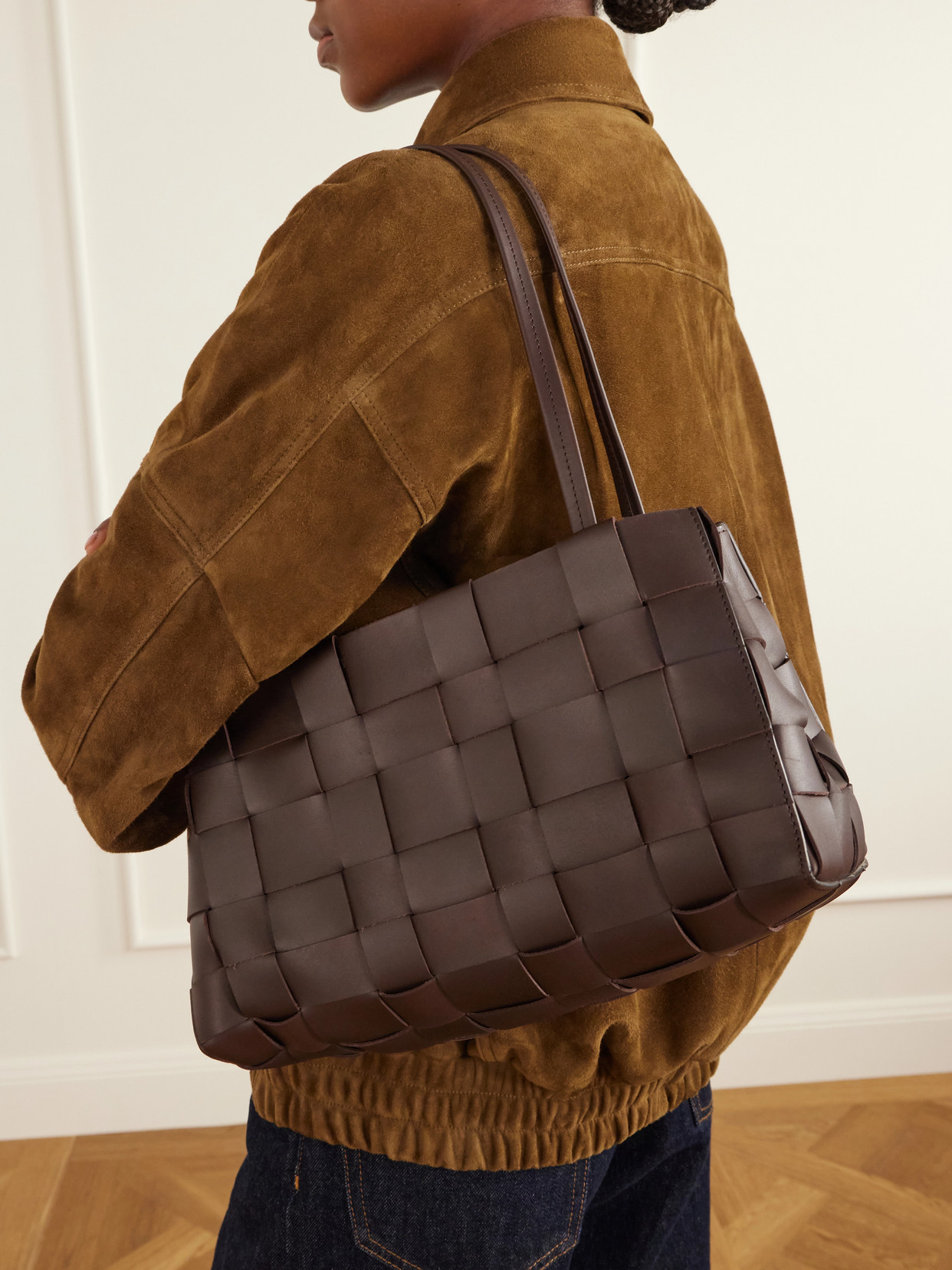 Woven Shoulder Bag