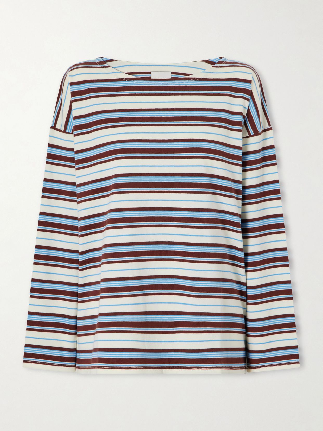 nadine striped cotton jersey shirt