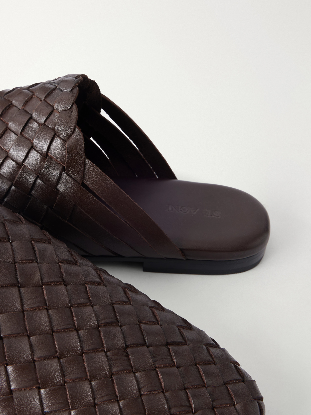 Bunto Woven Leather Slip-Ons