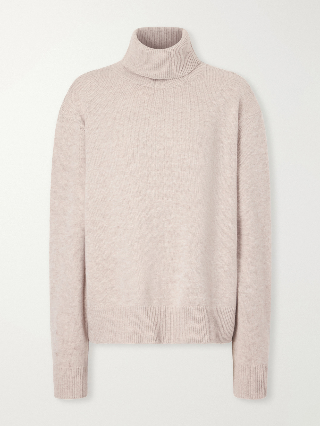 The Frankie Shop Gala Wool And Cashmere-blend Turtleneck Sweater In Neutral