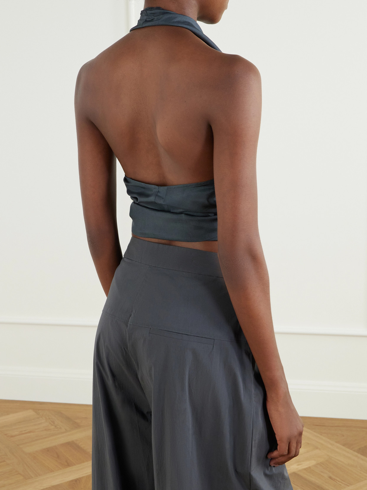 Wrap Halterneck Top