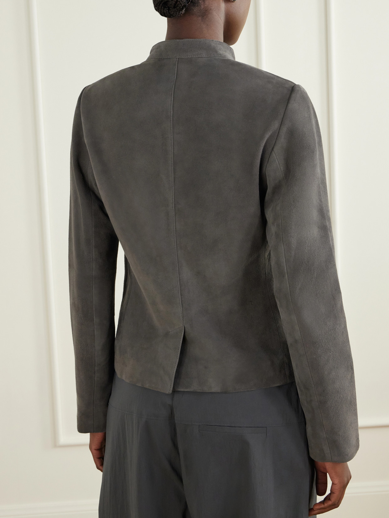 Suede Biker Jacket