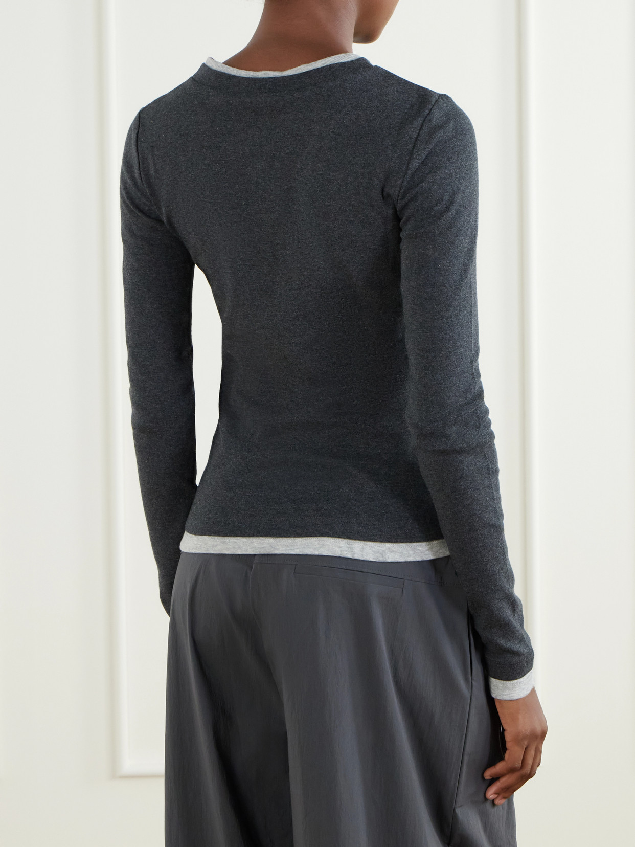 Double-Layered Organic Cotton-Jersey T-Shirt
