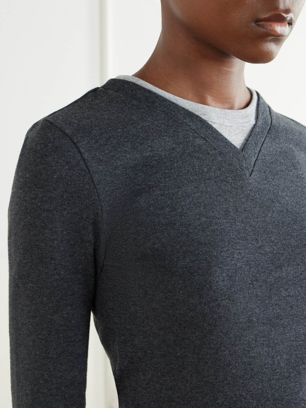 Double-Layered Organic Cotton-Jersey T-Shirt