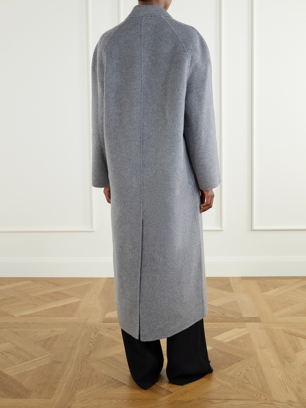 Irvin Double-Breasted Wool And Cashmere-Blend Coat