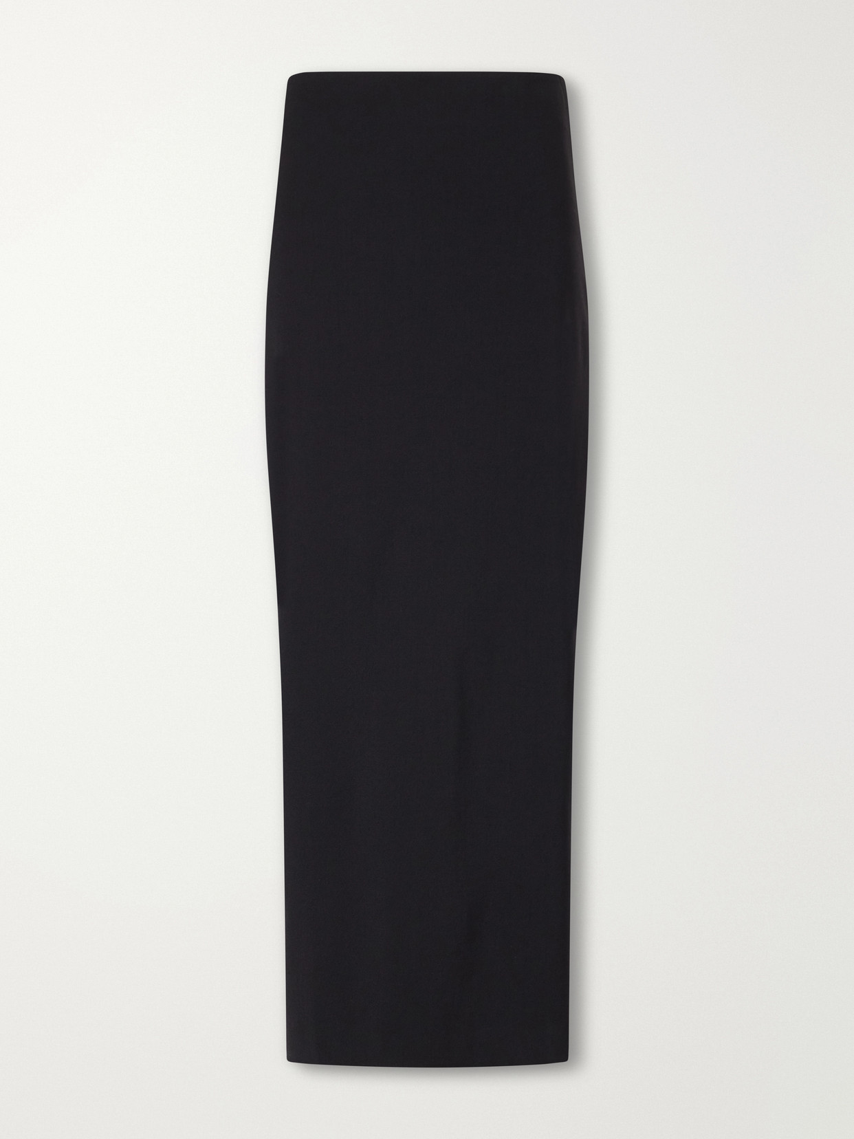 Loulou De Saison Samos Wool-blend Midi Skirt In Black