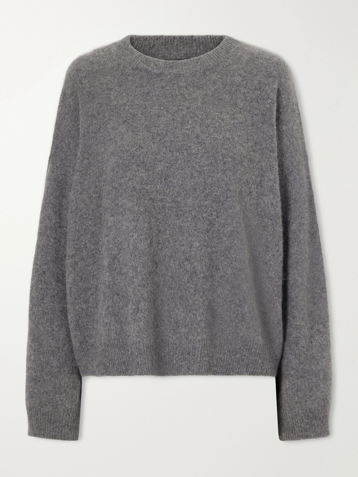 Loulou De Saison Tristan Yak And Wool-blend Sweater In Gray