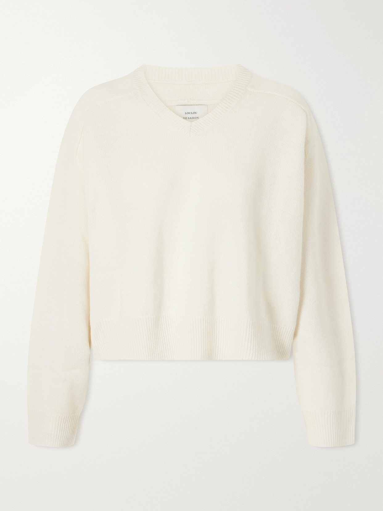 Loulou De Saison Anzor Cashmere Sweater In Neutrals