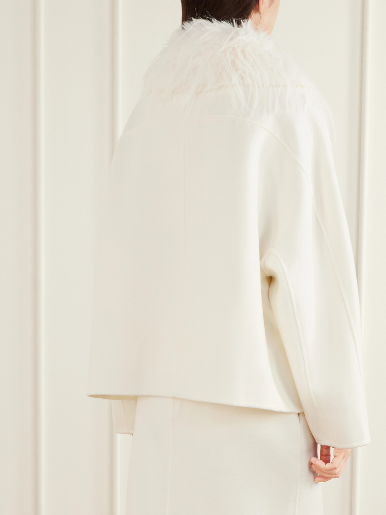 Rafe Plush-Trimmed Wool And Cashmere-Blend Coat