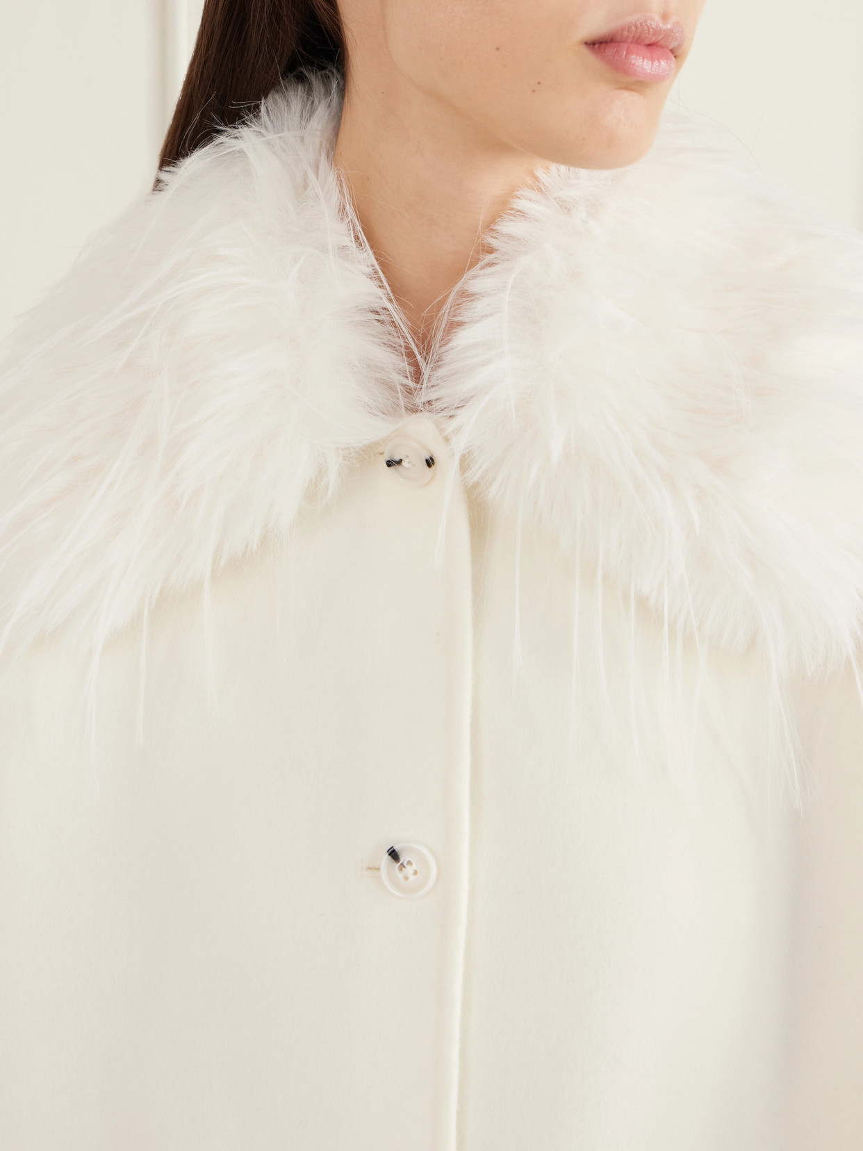 Rafe Plush-Trimmed Wool And Cashmere-Blend Coat